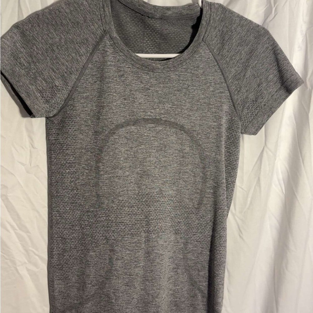 Gray Women's Athletic Top